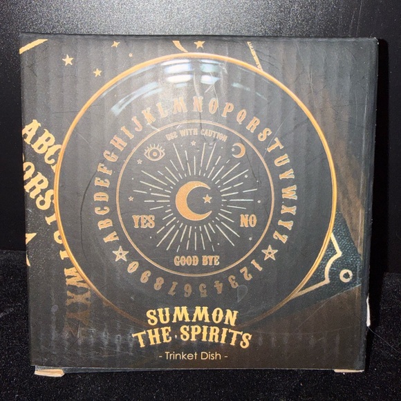 Black and Gold Trinket Dish - Summon the Spirits - Picture 4 of 4